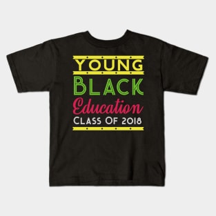 African American High School Graduation Grad Kids T-Shirt